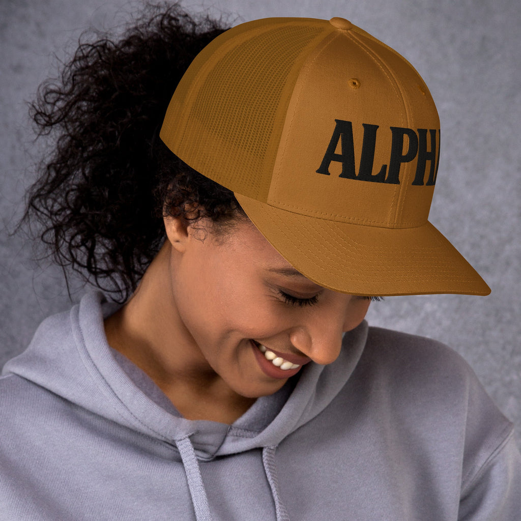 ALPHA Retro Trucker Hat