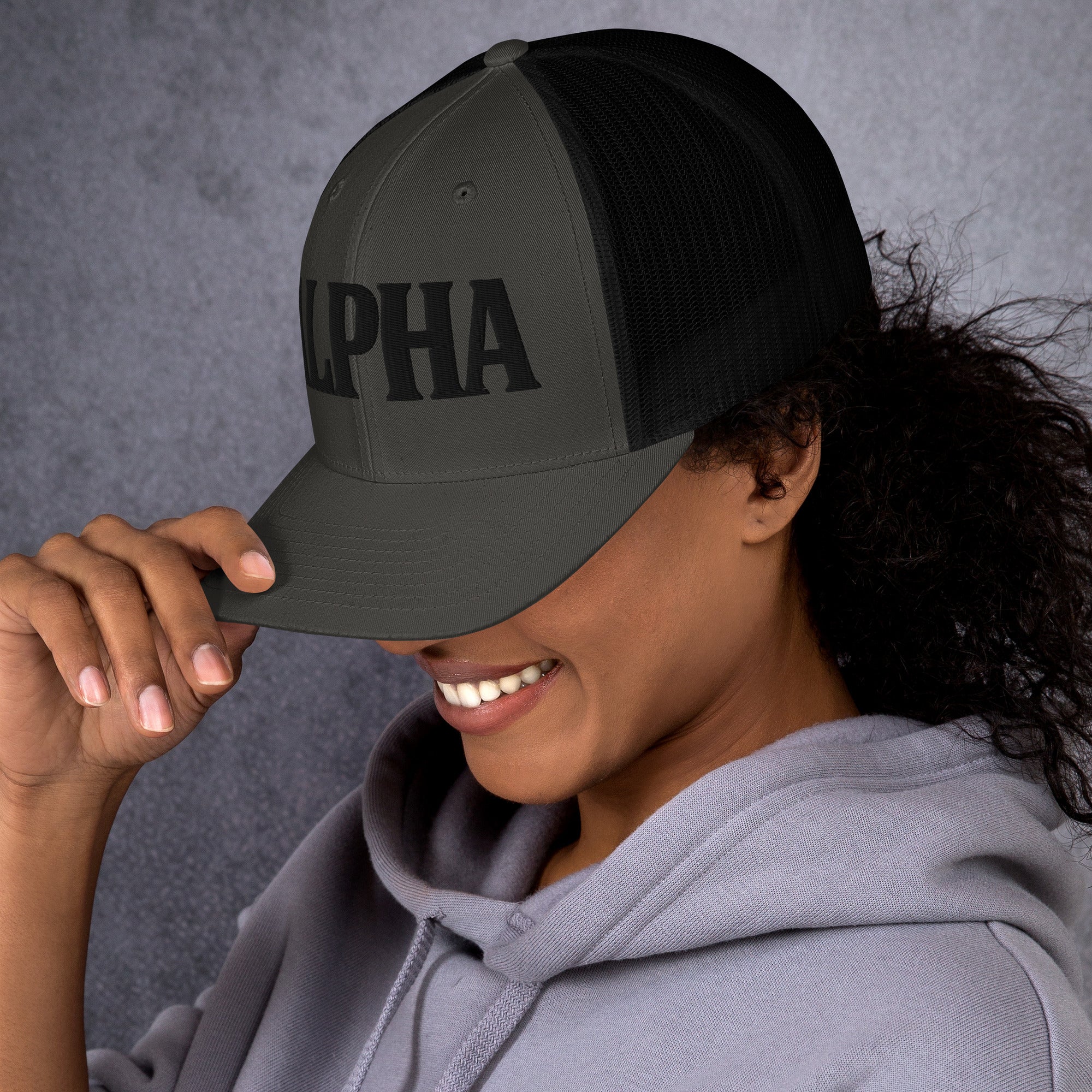 ALPHA Retro Trucker Hat