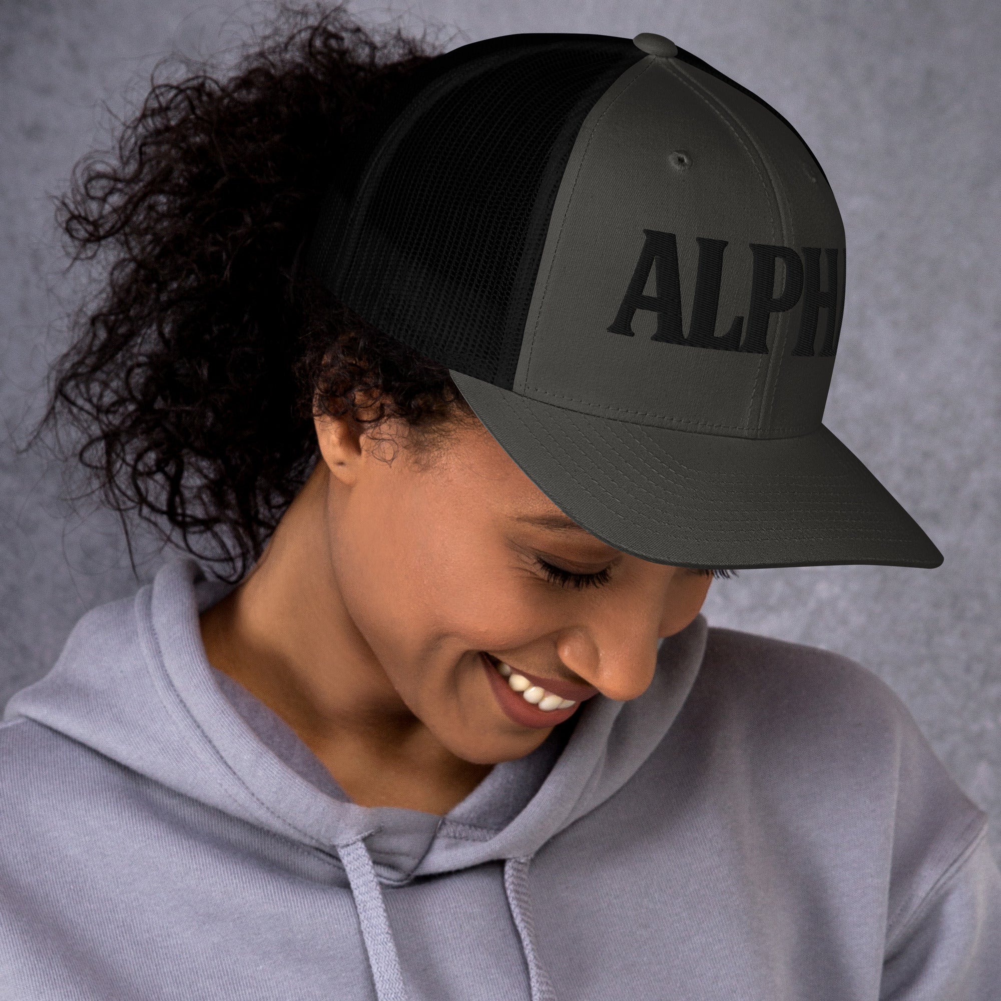 ALPHA Retro Trucker Hat