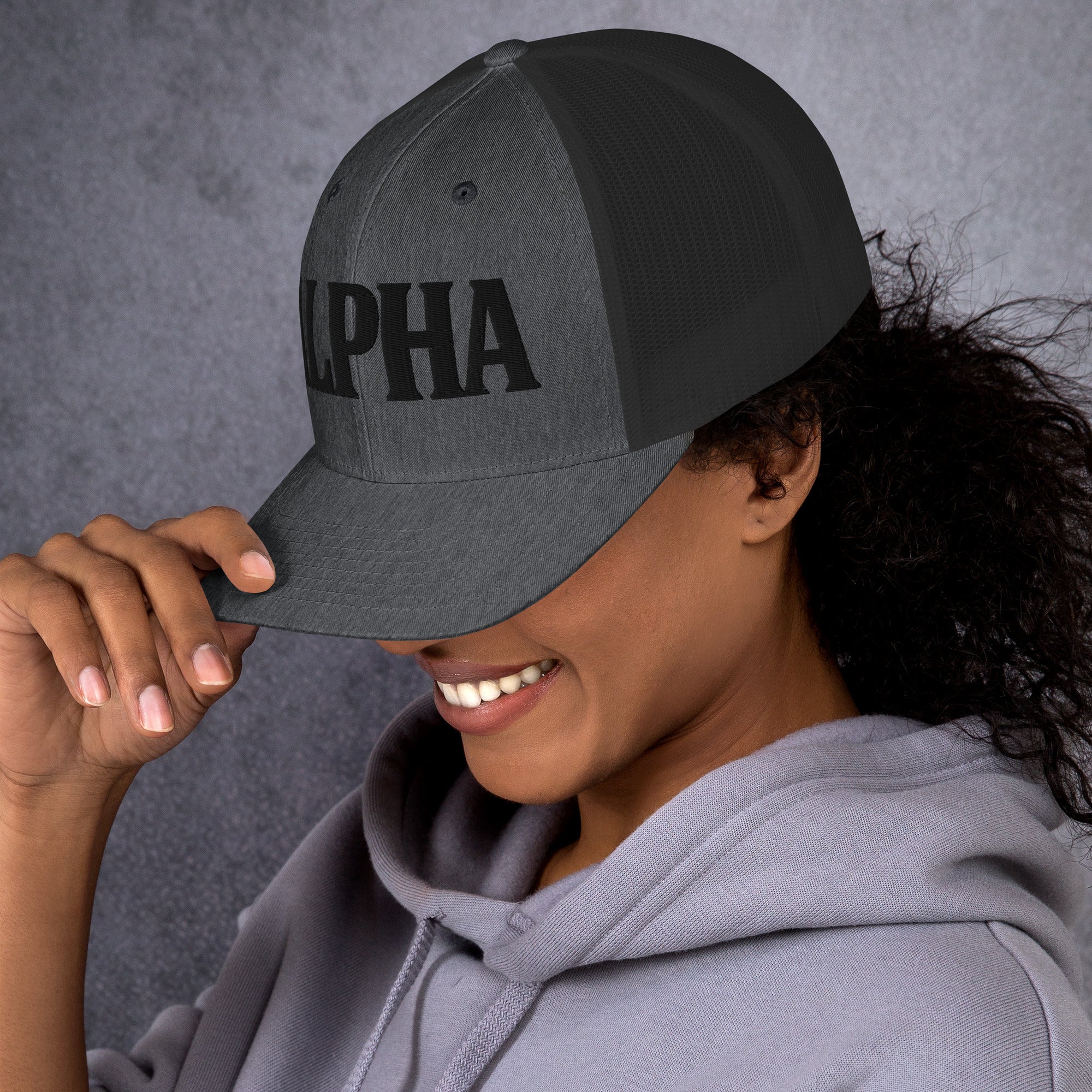 ALPHA Retro Trucker Hat