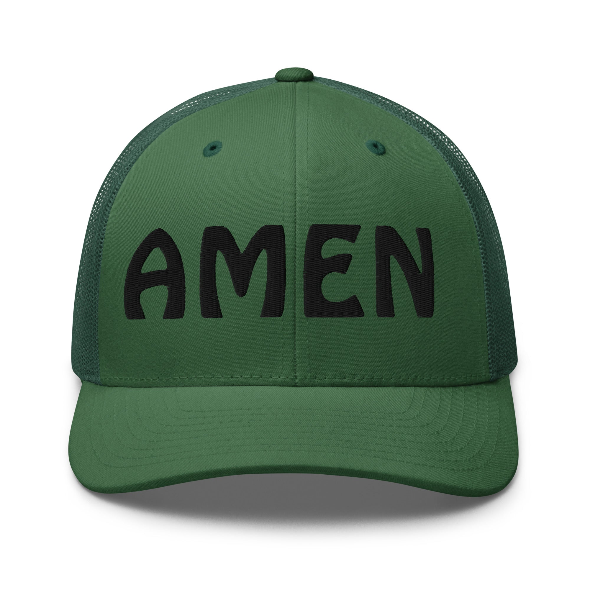 AMEN 3D Puffy Embroidered Trucker Cap