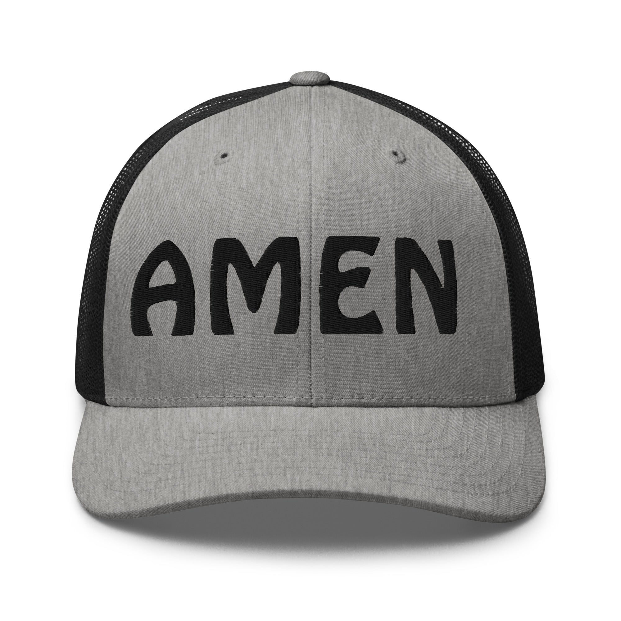 AMEN 3D Puffy Embroidered Trucker Cap