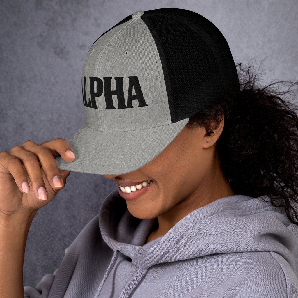 ALPHA Retro Trucker Hat