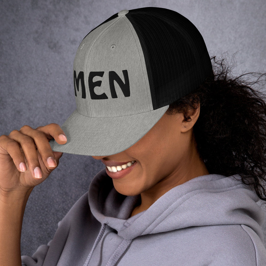 AMEN 3D Puffy Embroidered Trucker Cap