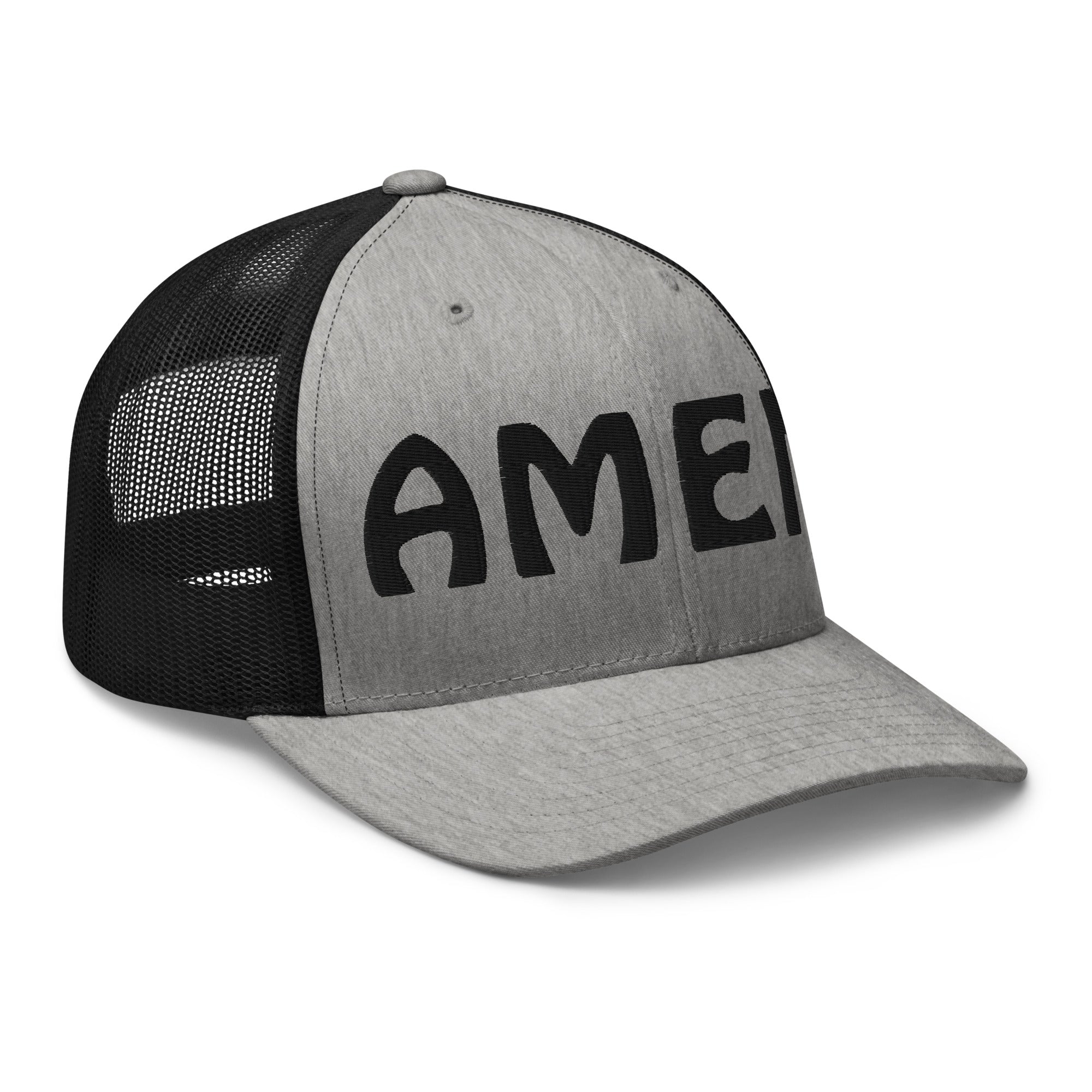 AMEN 3D Puffy Embroidered Trucker Cap