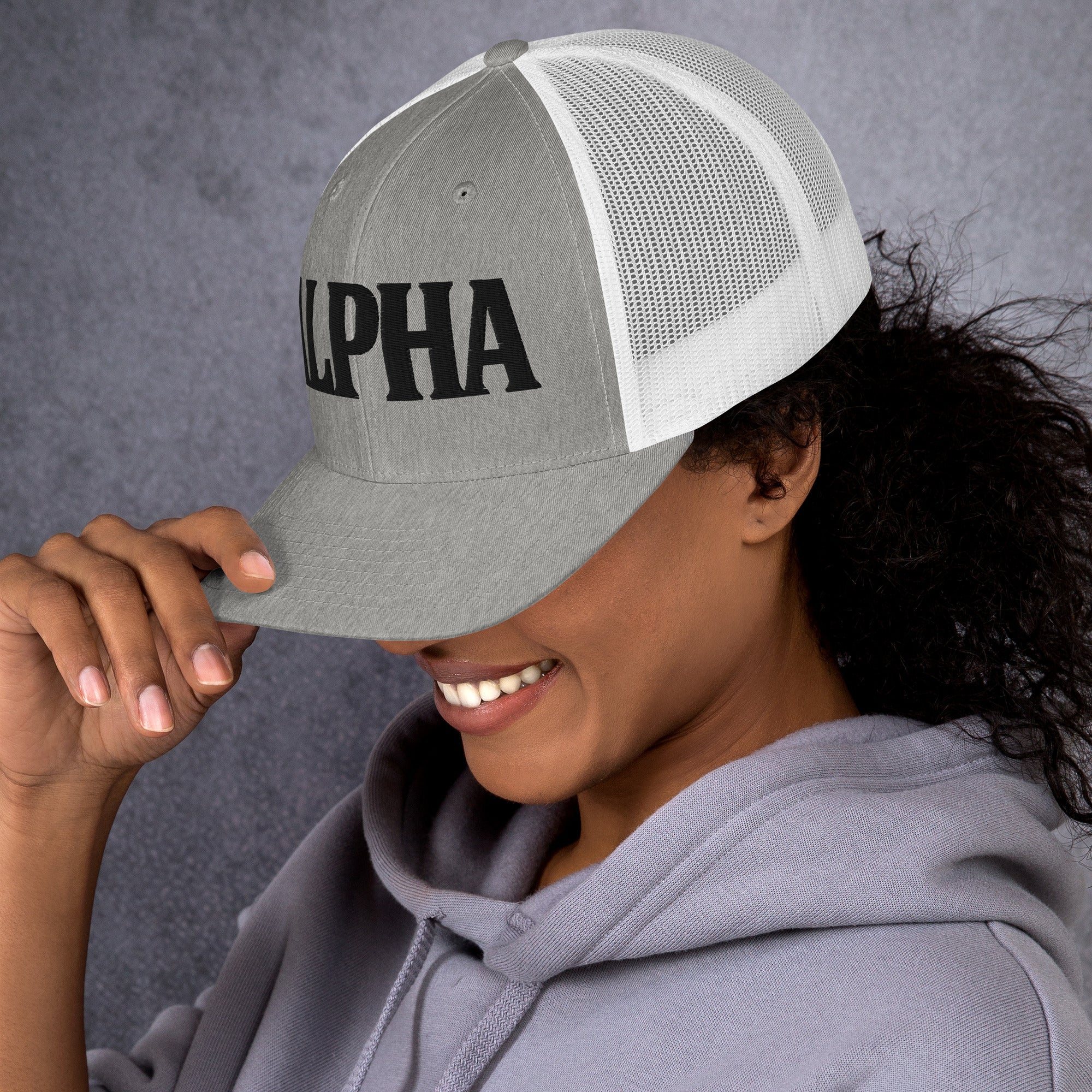 ALPHA Retro Trucker Hat