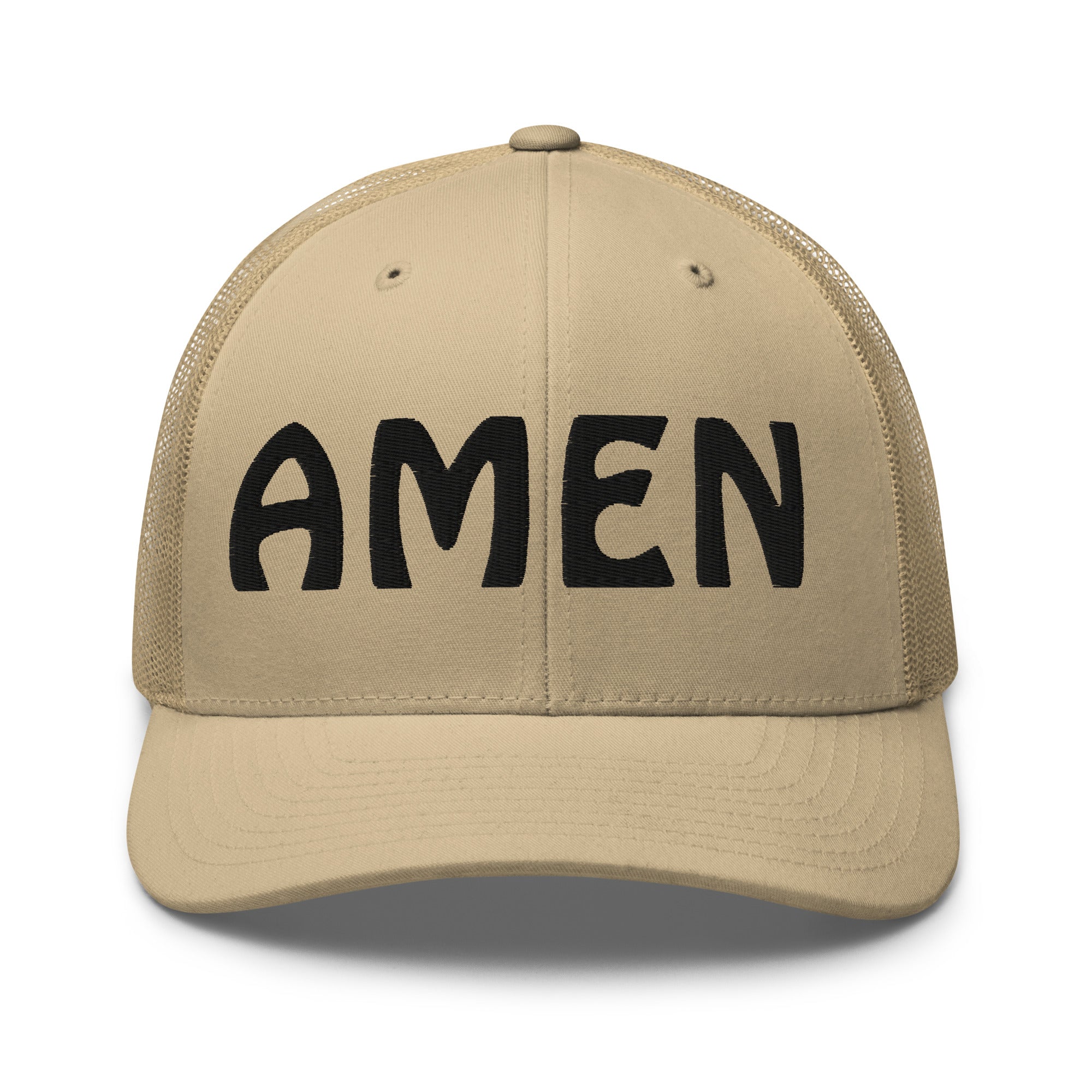 AMEN 3D Puffy Embroidered Trucker Cap