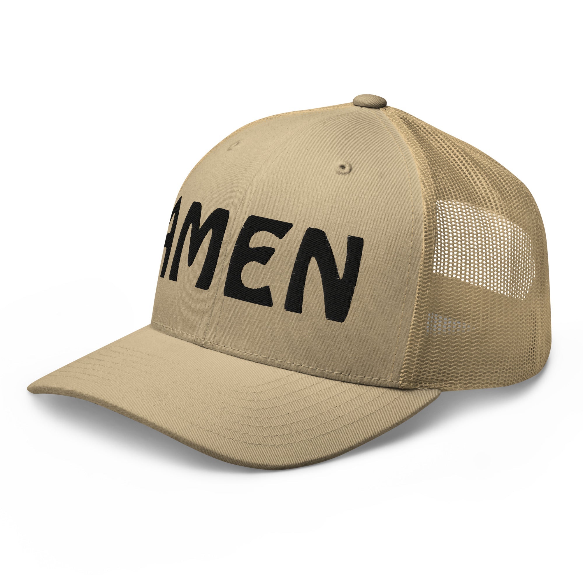 AMEN 3D Puffy Embroidered Trucker Cap