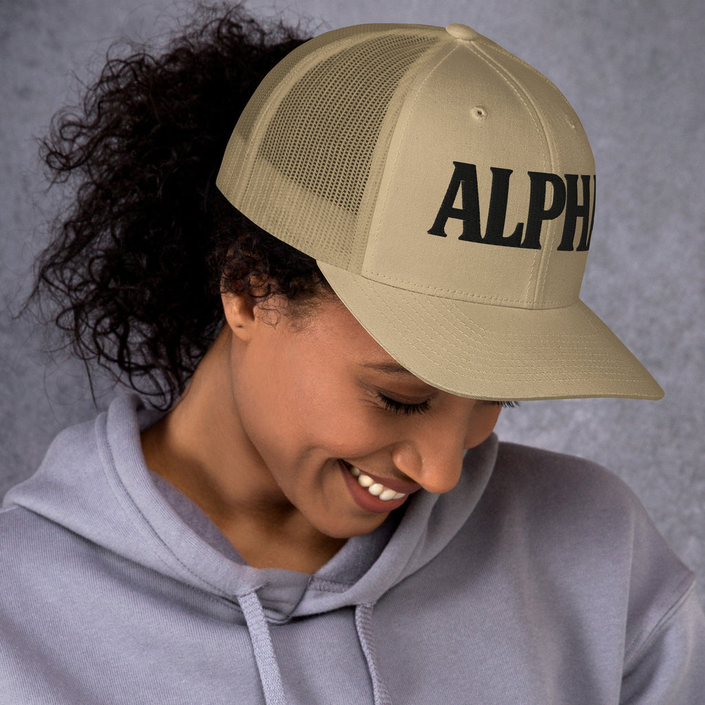 ALPHA Retro Trucker Hat