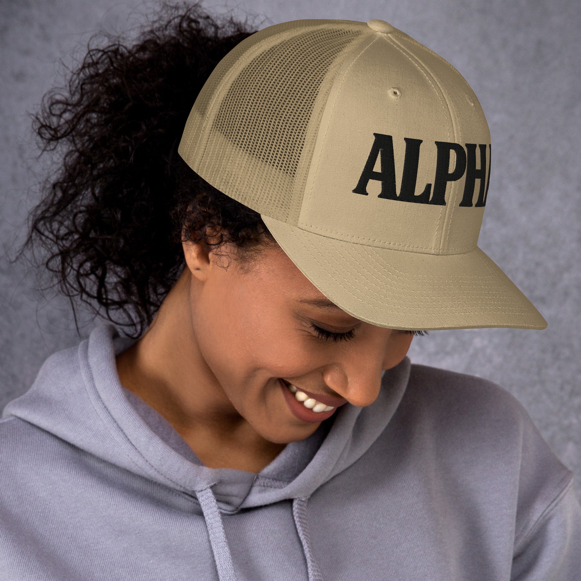 ALPHA Retro Trucker Hat