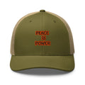 Peace Is Power Classic Trucker Cap