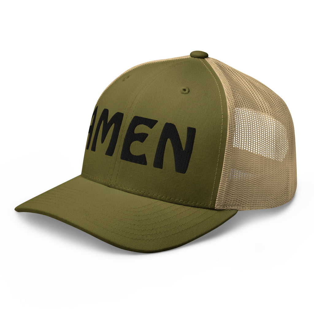 AMEN 3D Puffy Embroidered Trucker Cap