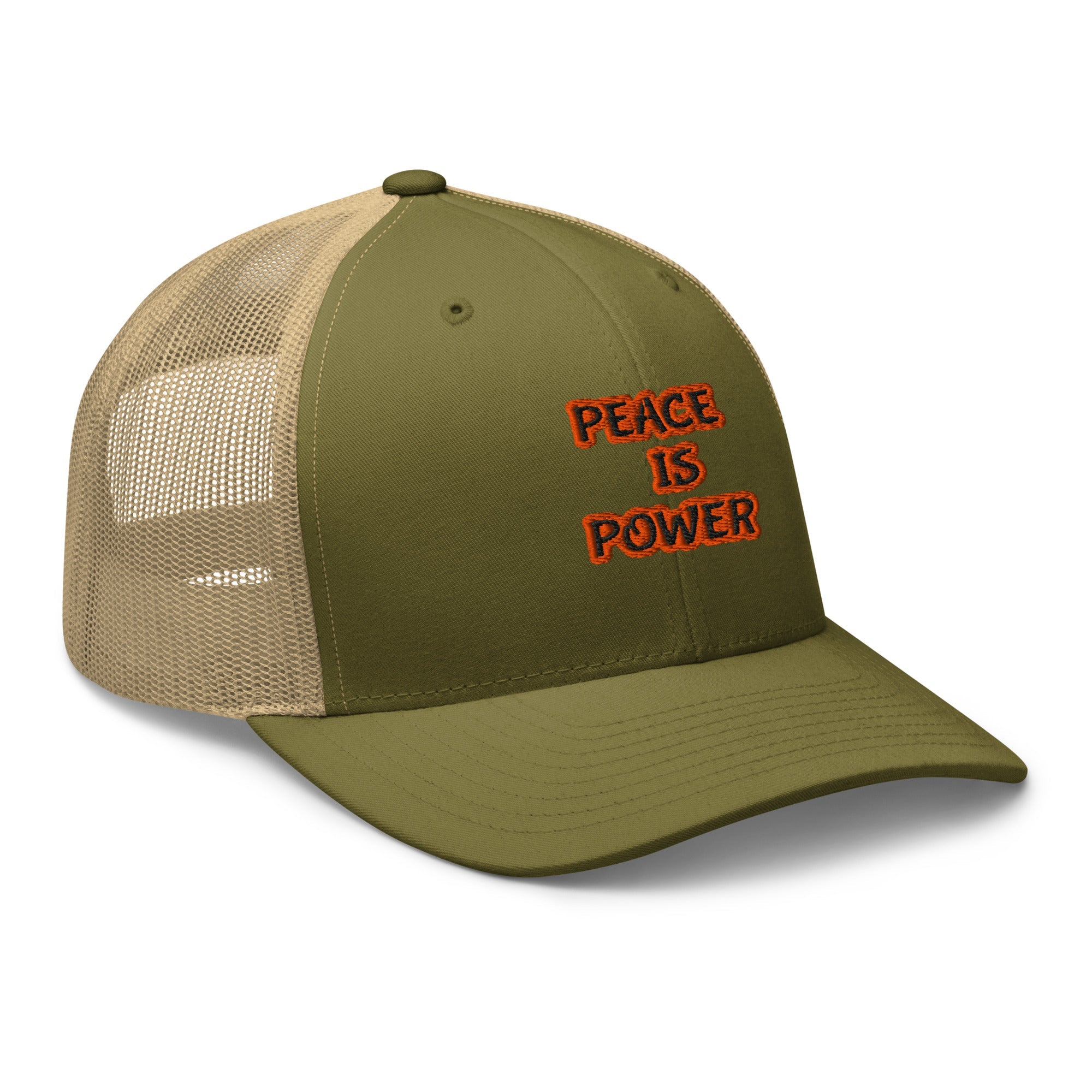 Peace Is Power Classic Trucker Cap