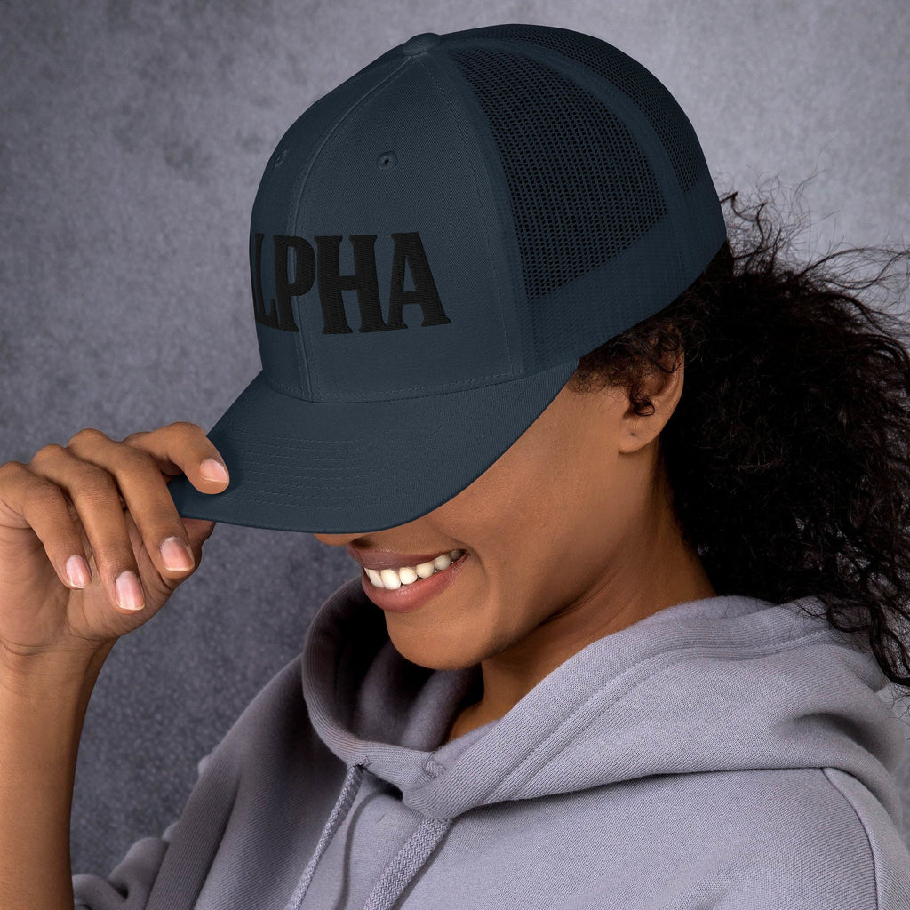 ALPHA Retro Trucker Hat