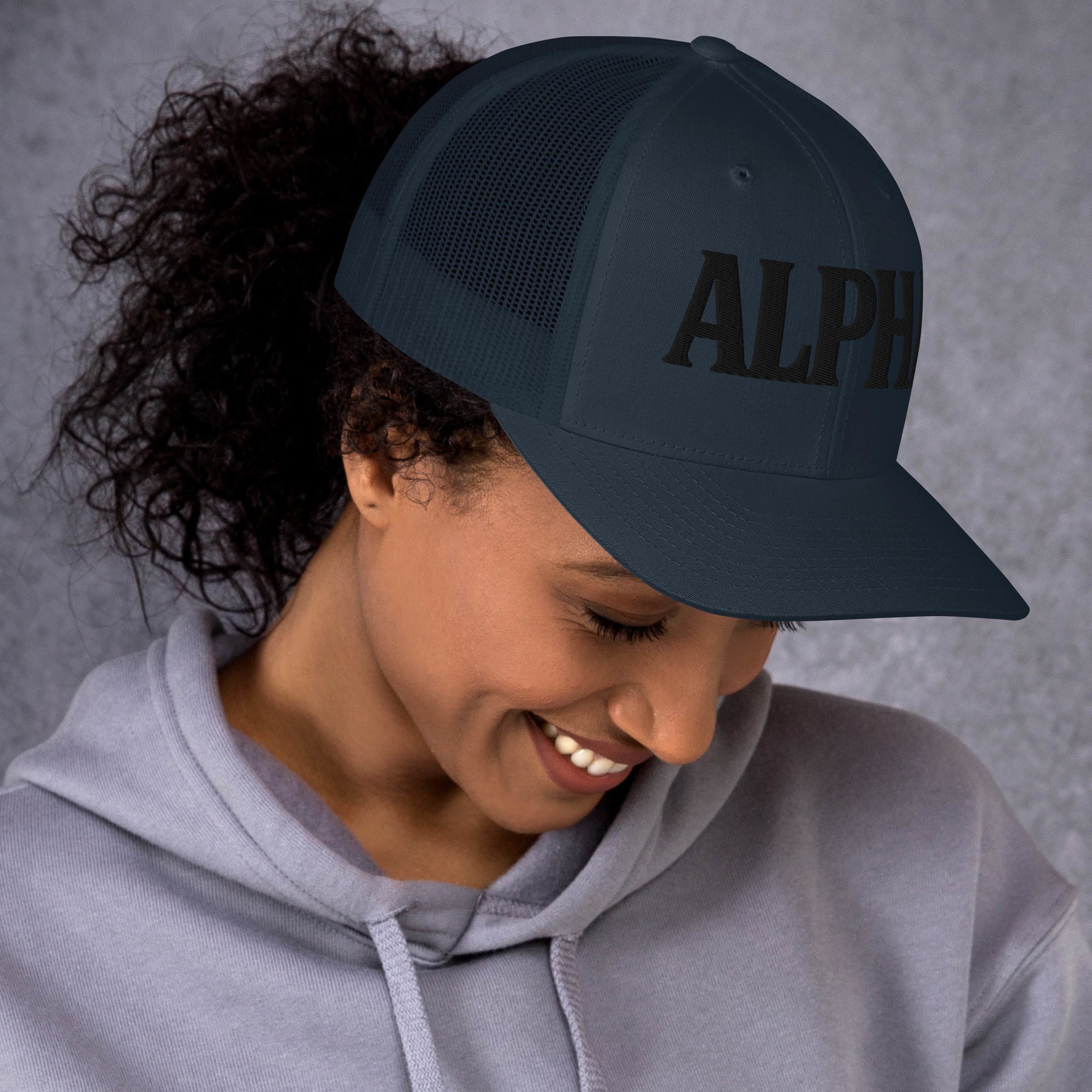 ALPHA Retro Trucker Hat