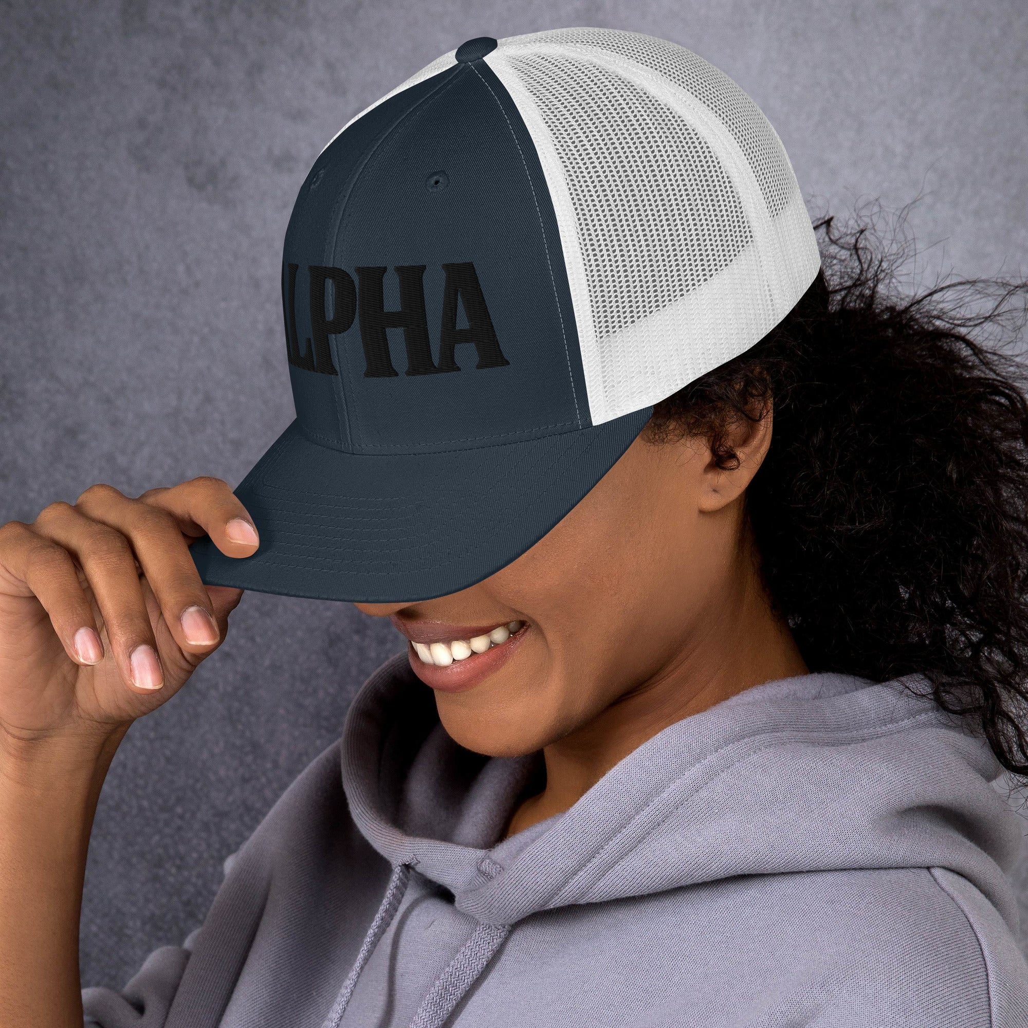 ALPHA Retro Trucker Hat