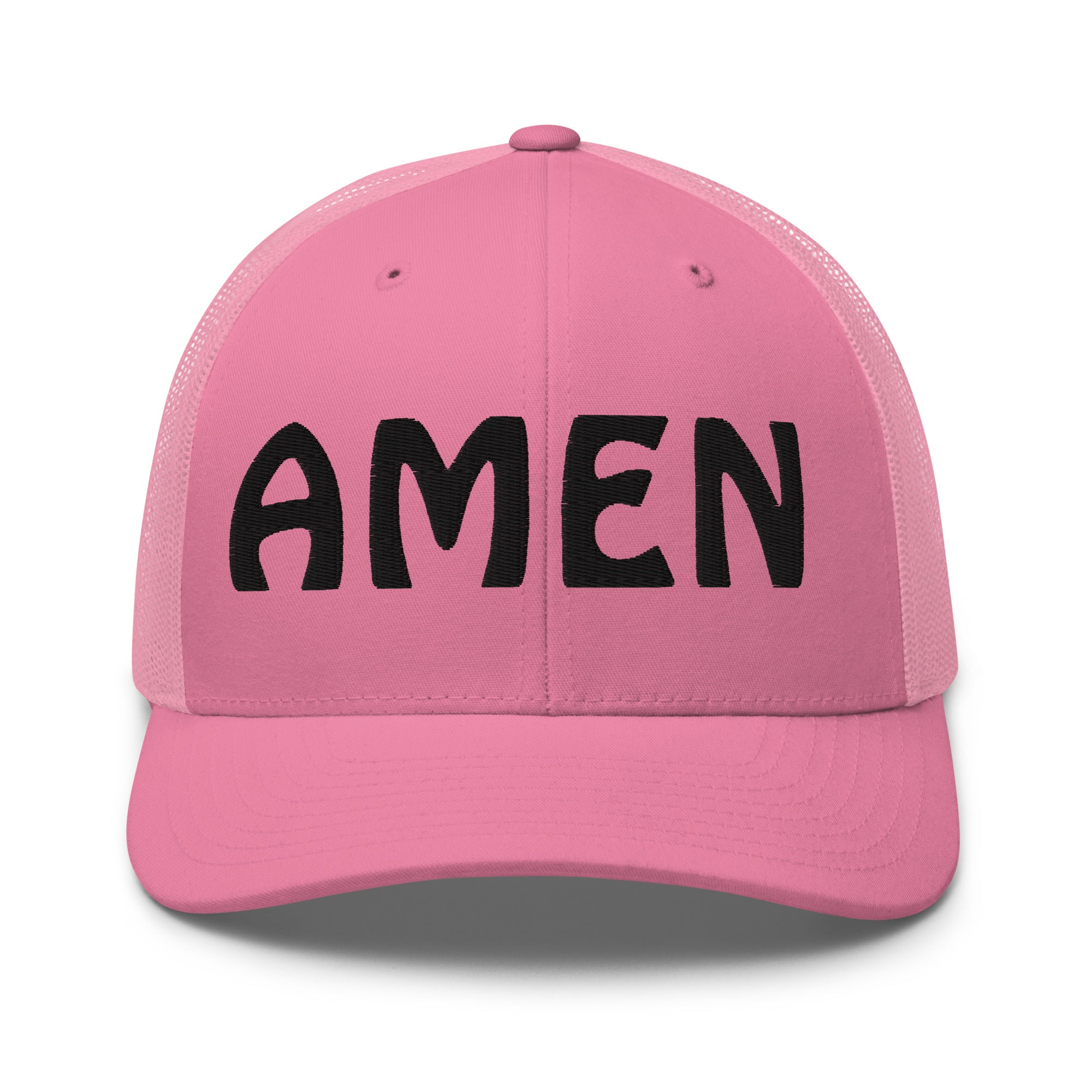 AMEN 3D Puffy Embroidered Trucker Cap