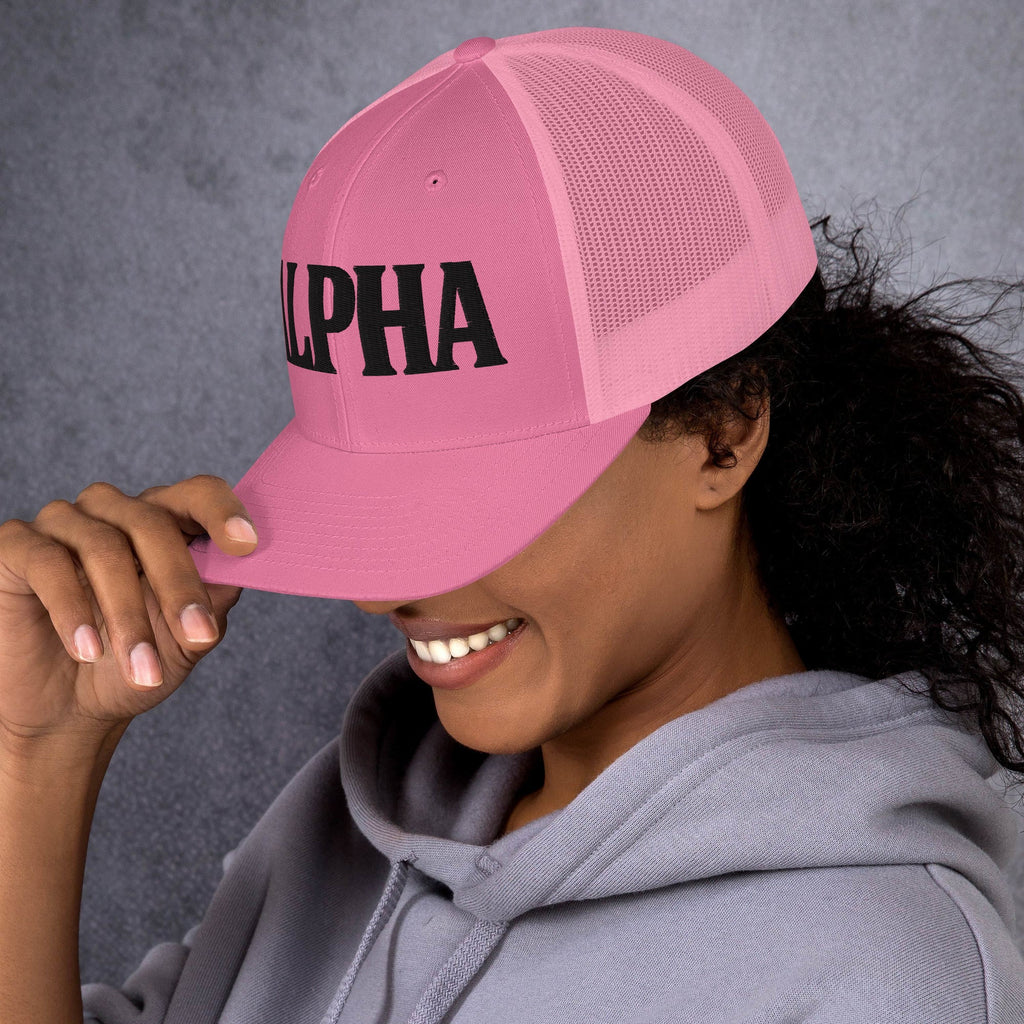ALPHA Retro Trucker Hat