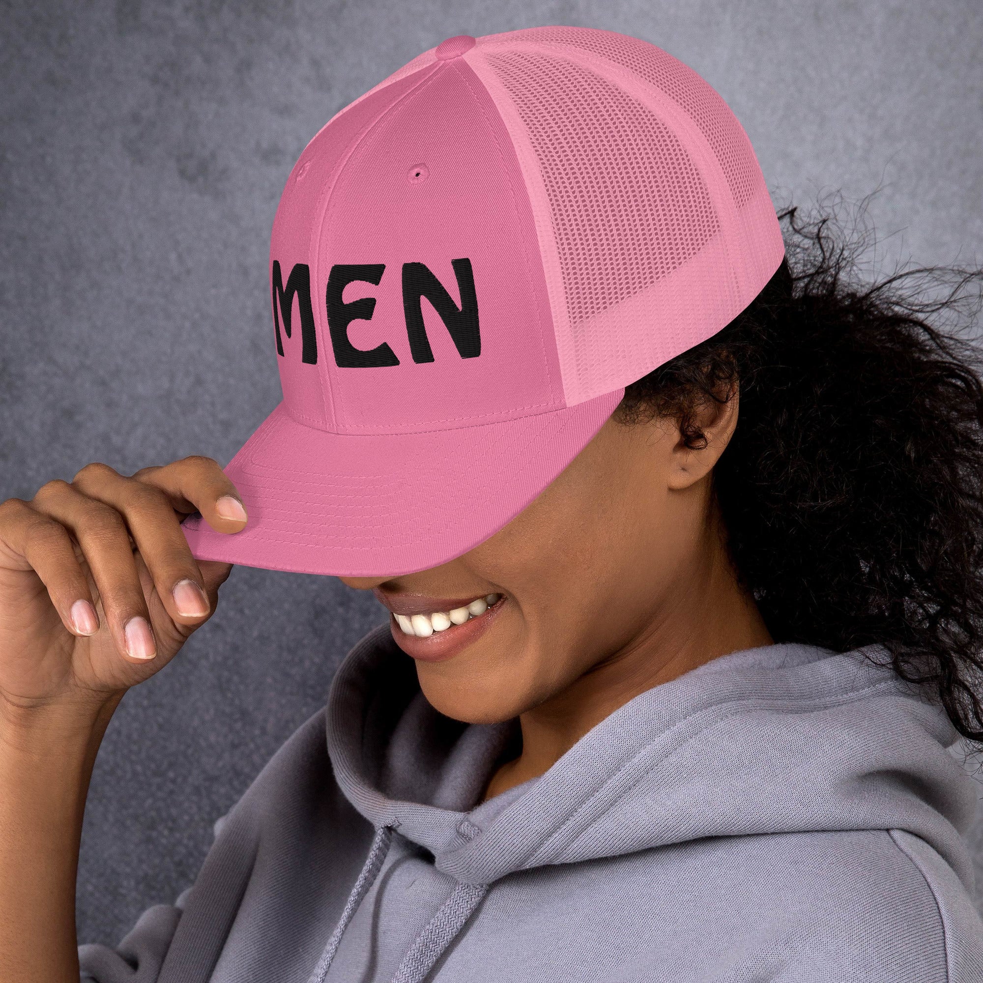 AMEN 3D Puffy Embroidered Trucker Cap