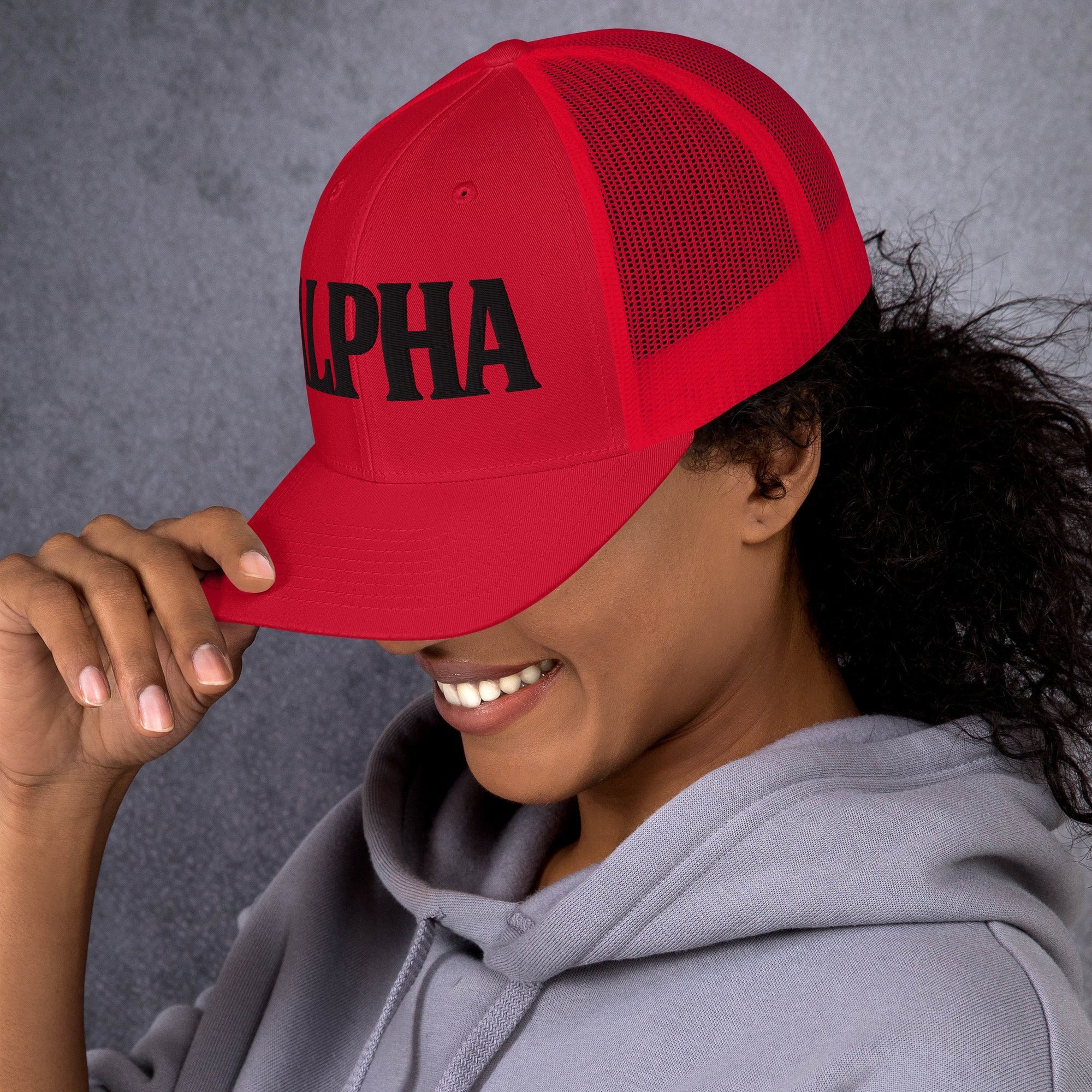 ALPHA Retro Trucker Hat