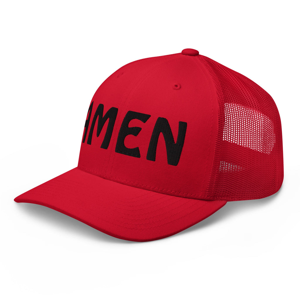 AMEN 3D Puffy Embroidered Trucker Cap