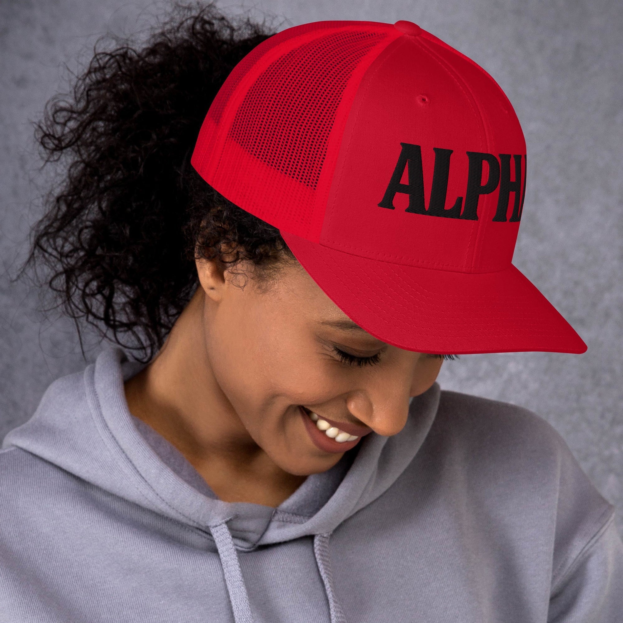 ALPHA Retro Trucker Hat