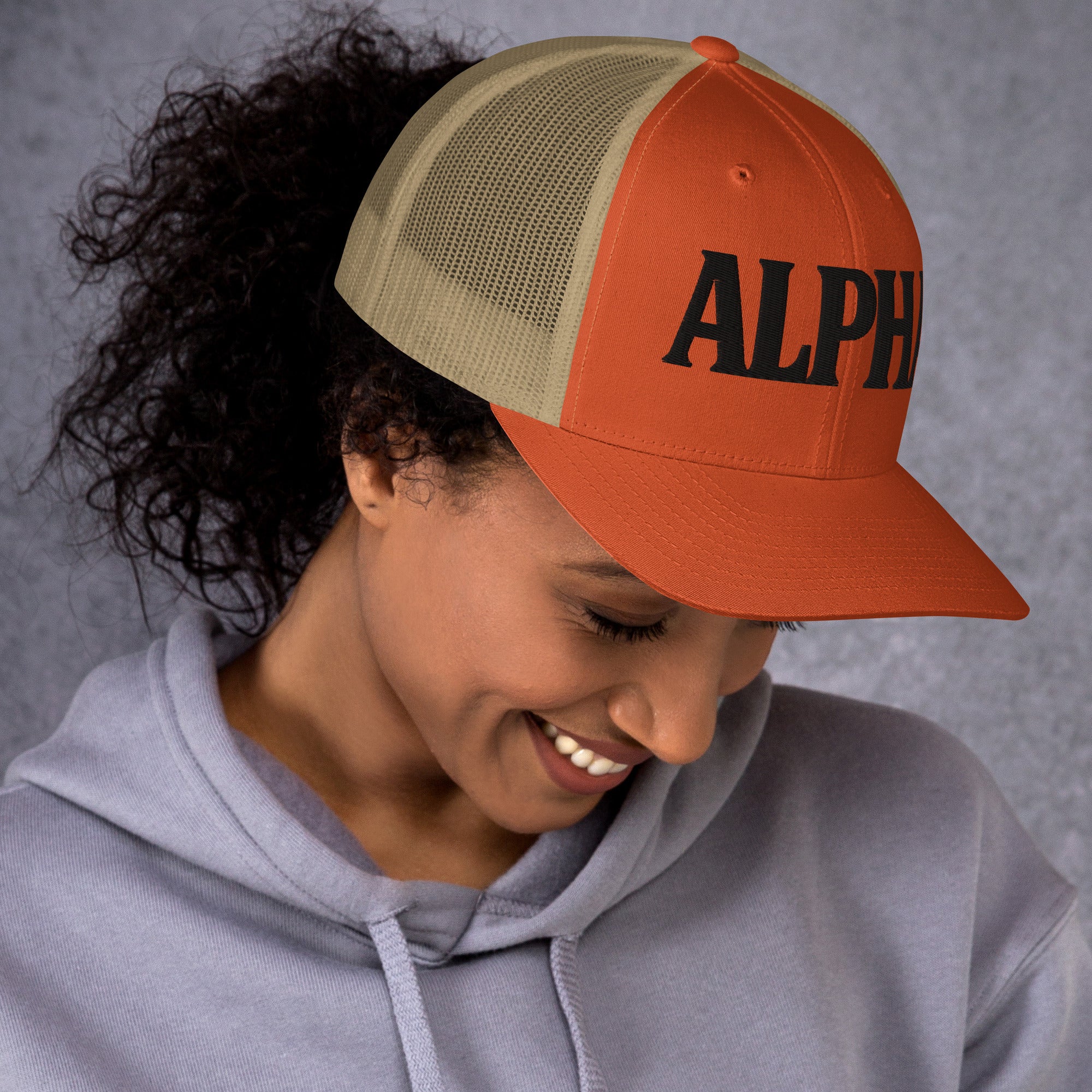 ALPHA Retro Trucker Hat