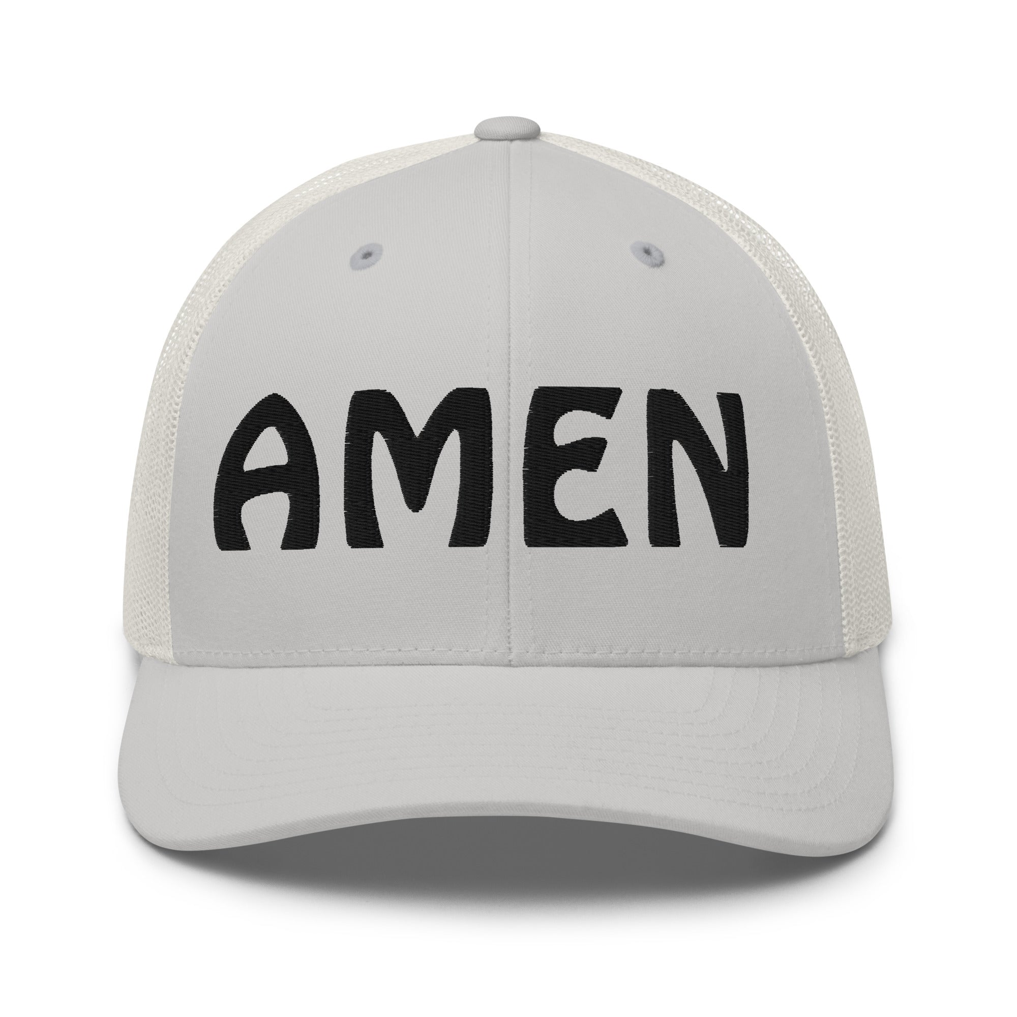 AMEN 3D Puffy Embroidered Trucker Cap