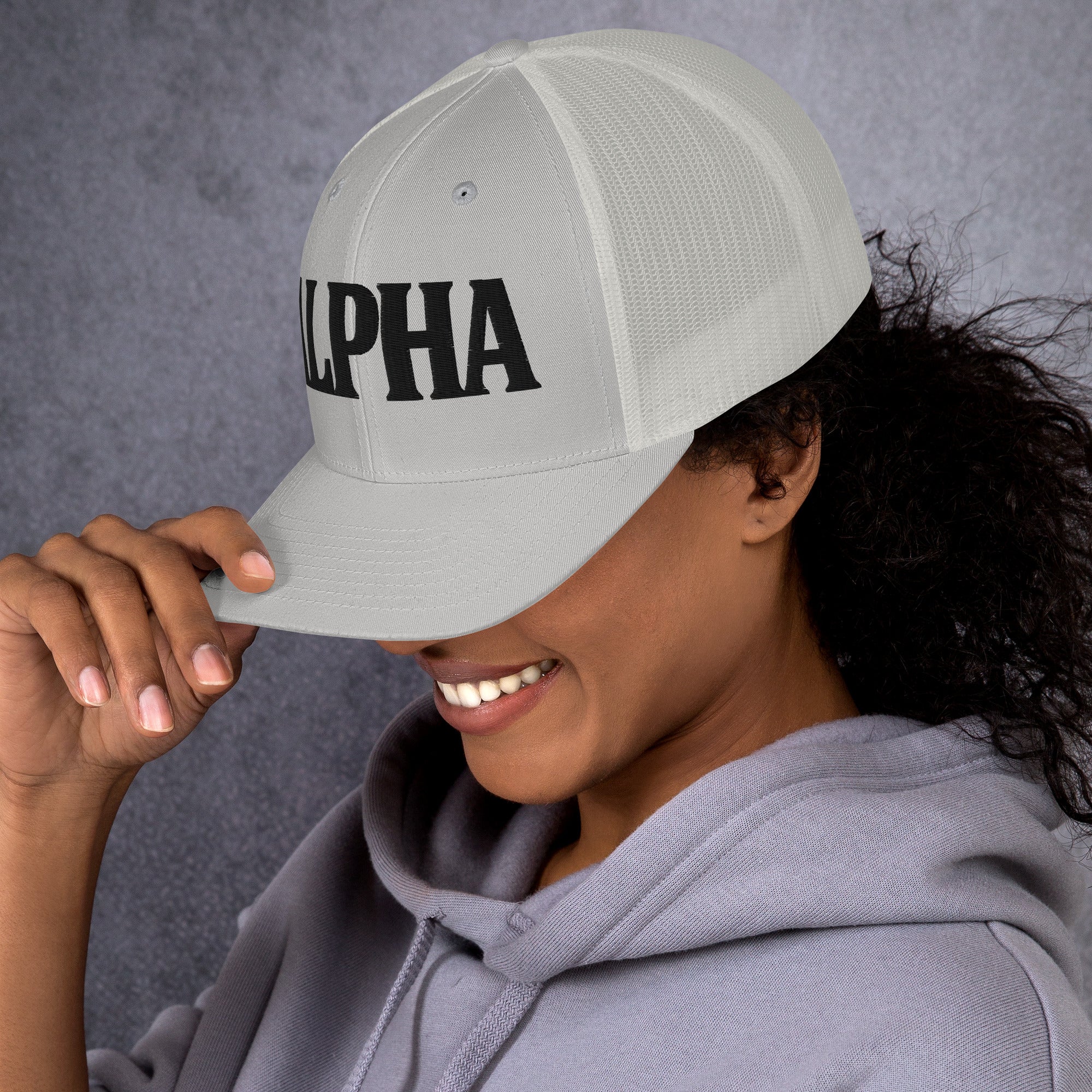 ALPHA Retro Trucker Hat