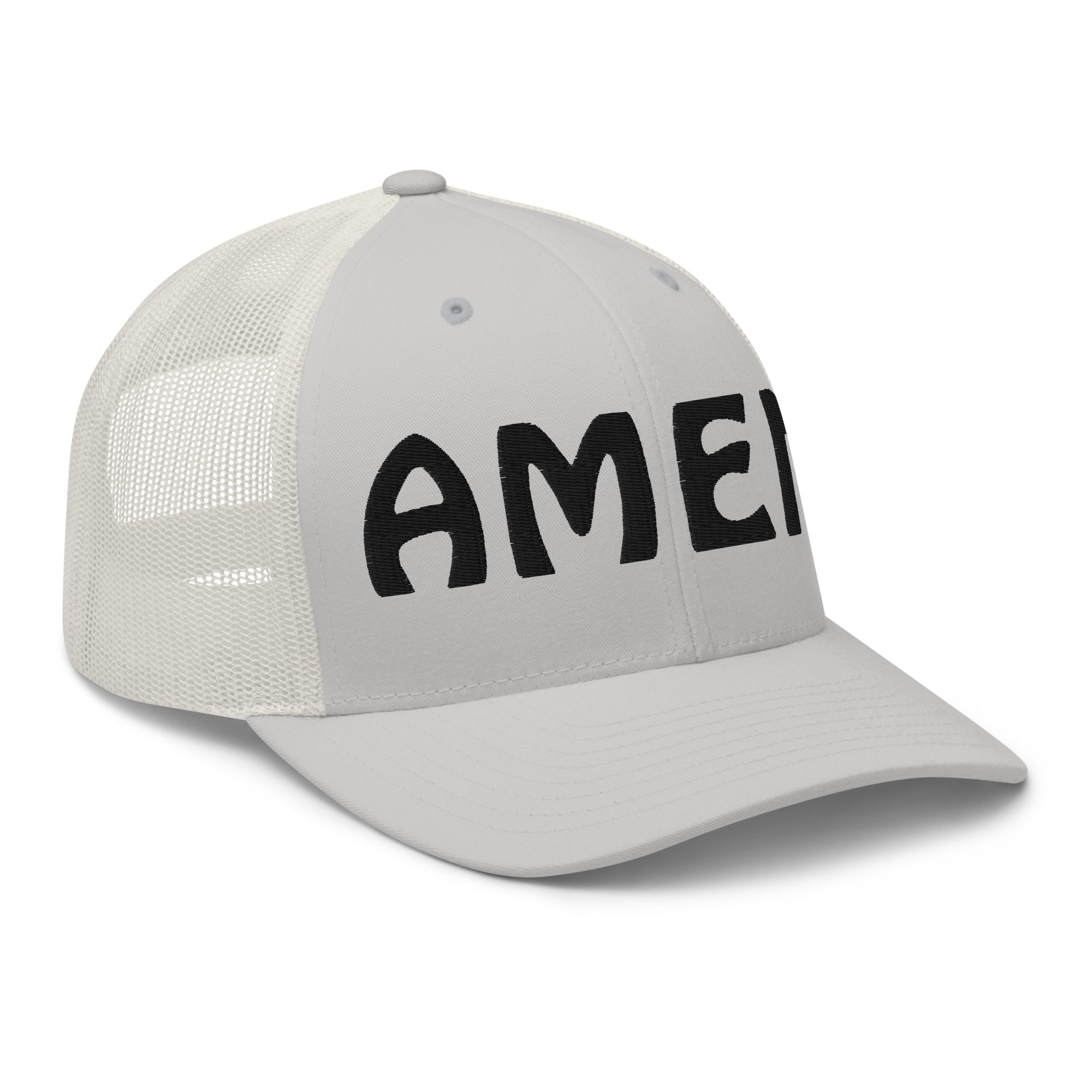 AMEN 3D Puffy Embroidered Trucker Cap