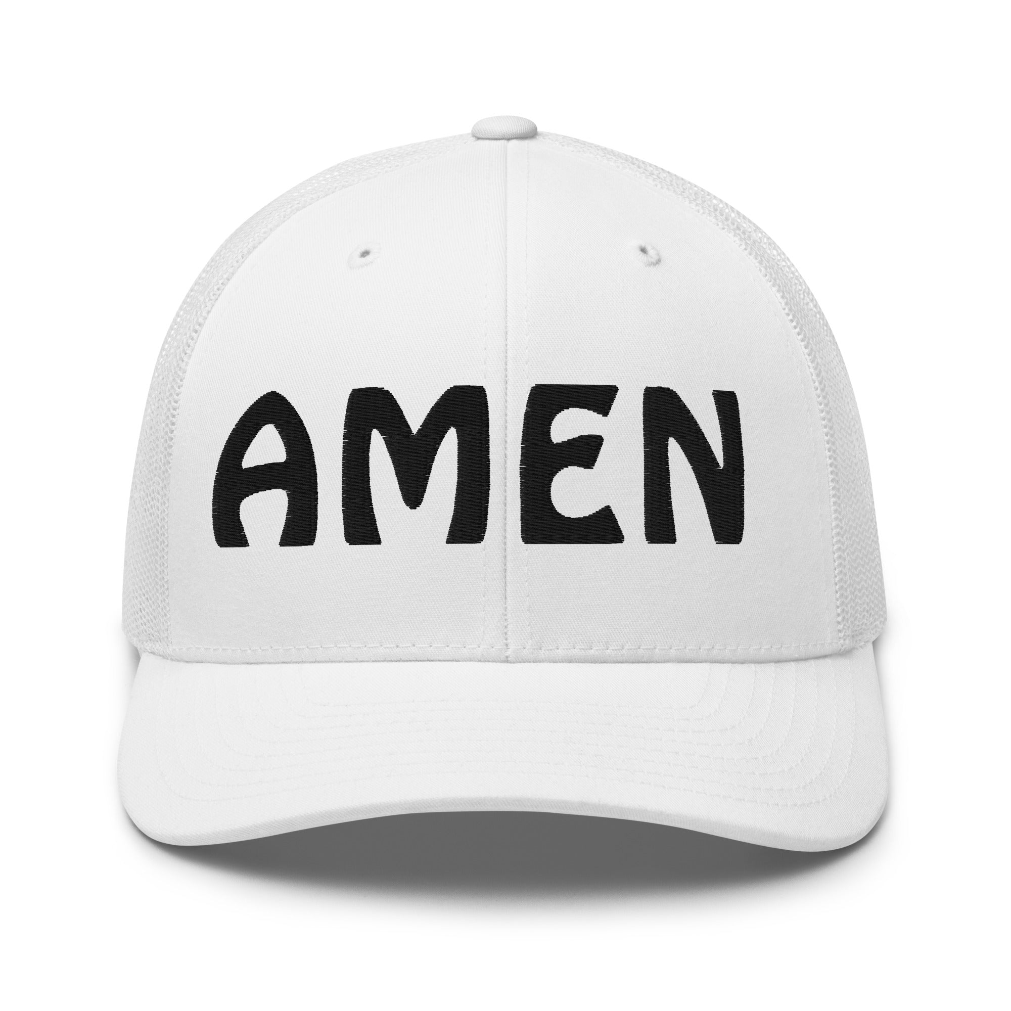 AMEN 3D Puffy Embroidered Trucker Cap