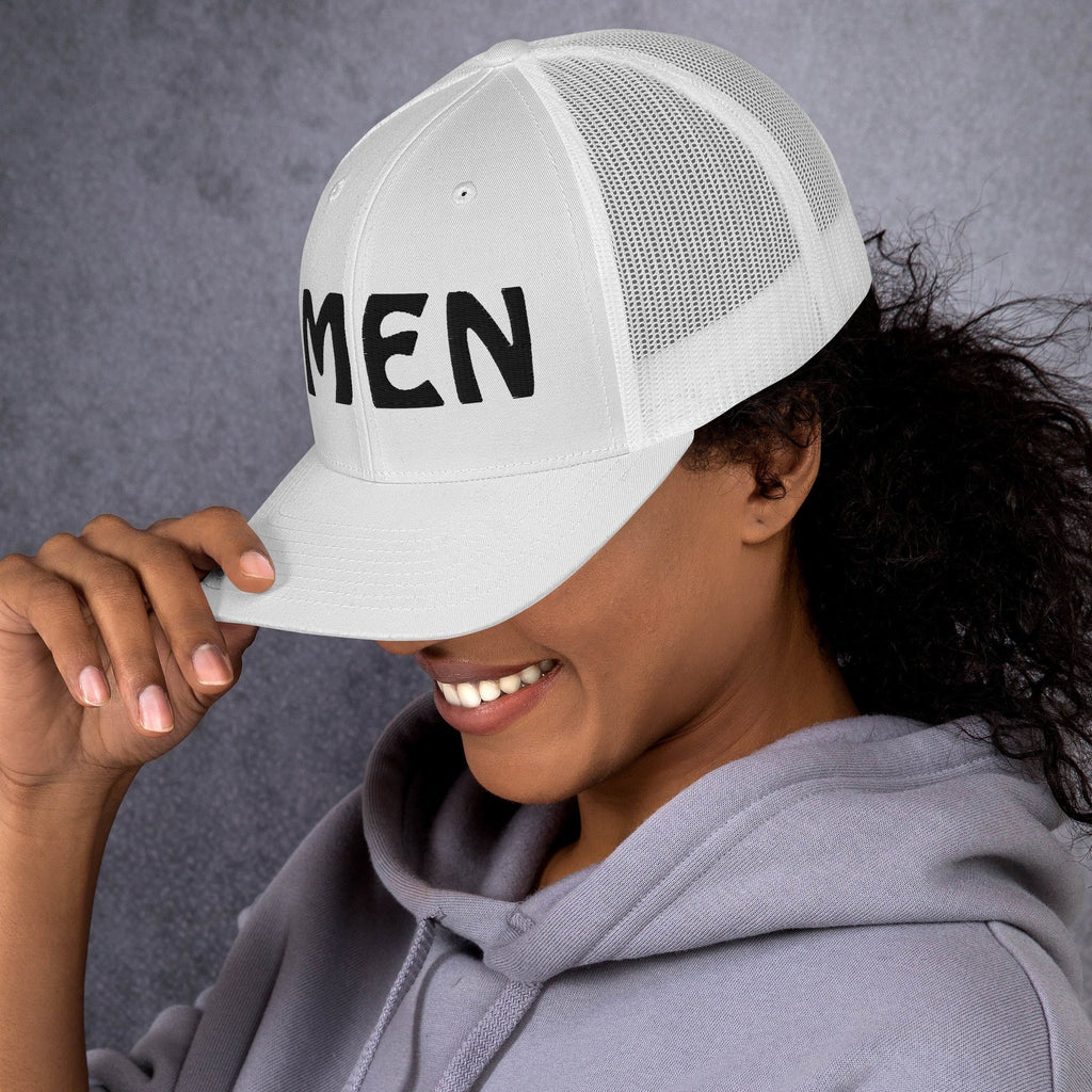 AMEN 3D Puffy Embroidered Trucker Cap