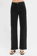 Accessories Trendsi RISEN High Rise Wide Leg Jeans Women's Retro Style Denim - Comfy Fit