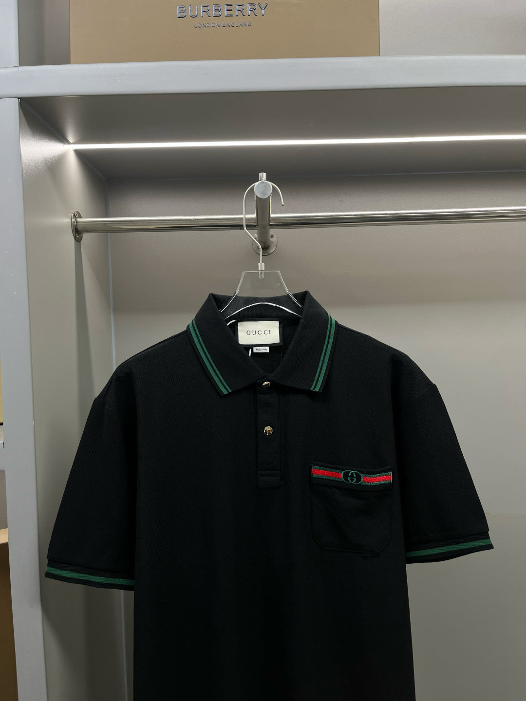 GG Embroidered polo shirt