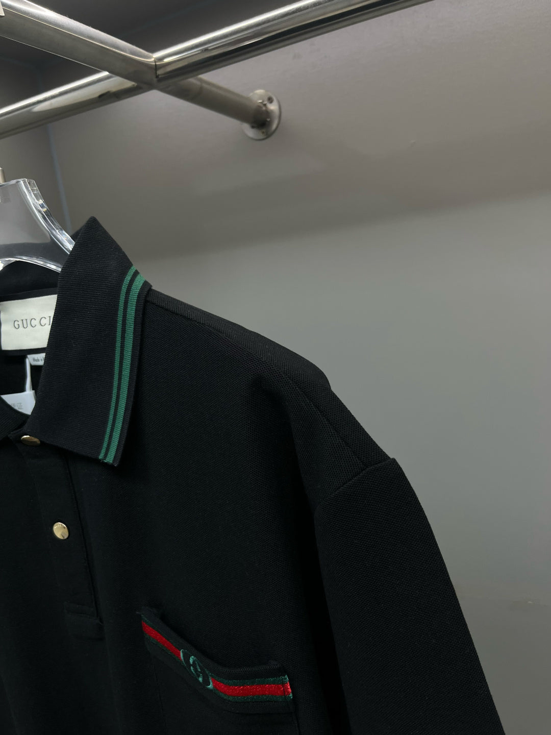 GG Embroidered polo shirt