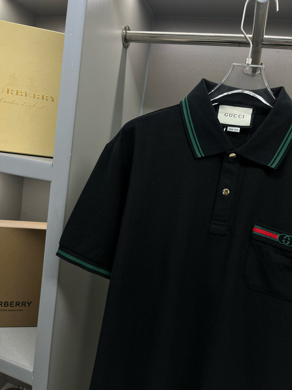 GG Embroidered polo shirt