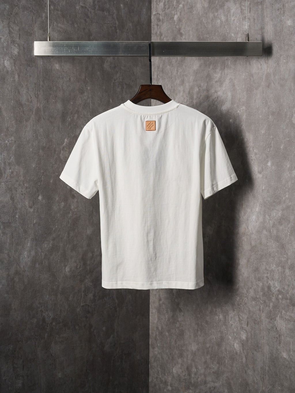 LV Palm Tree Animal Embroidered Crew Neck T shirt