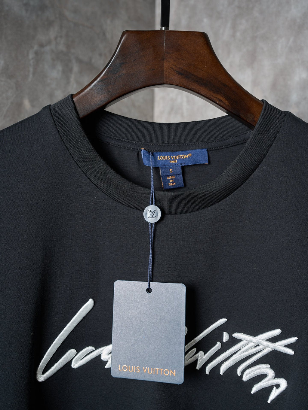 LV Handwritten Embroidered T-Shirt