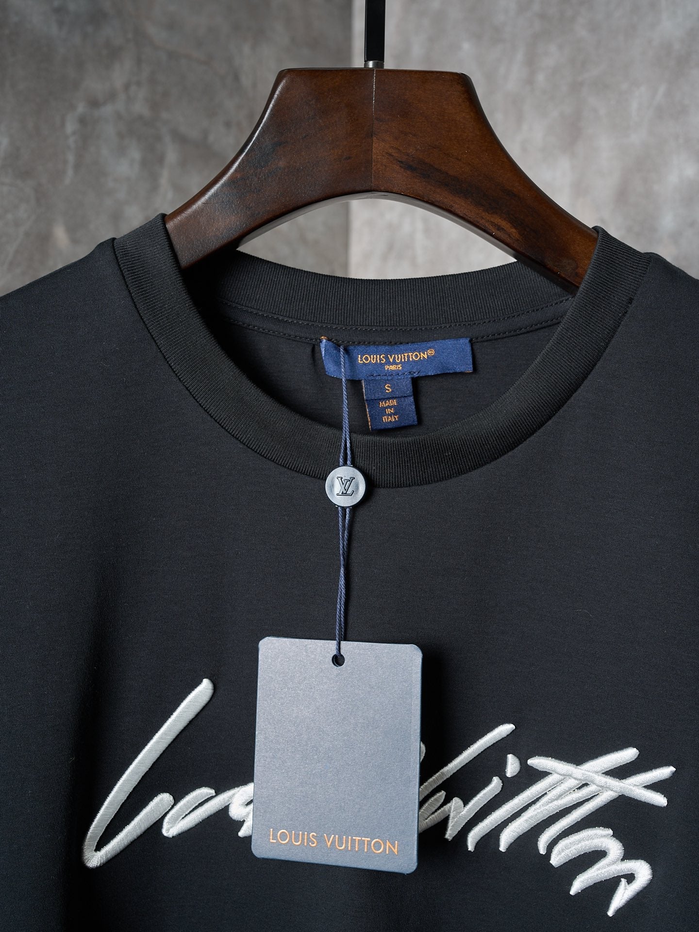 LV Handwritten Embroidered T-Shirt
