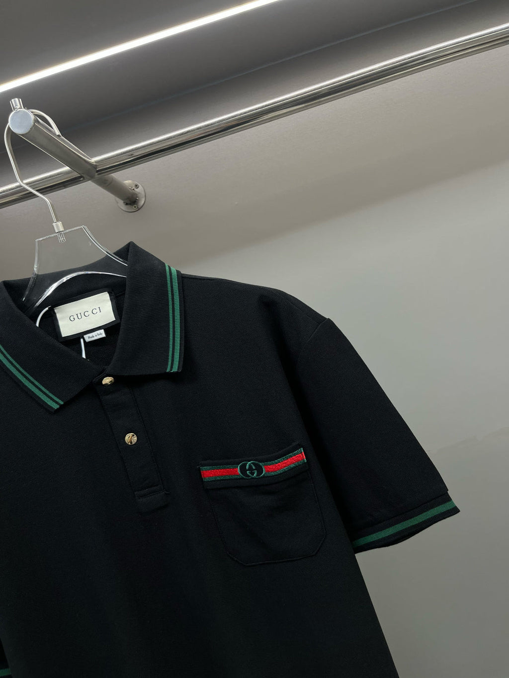 GG Embroidered polo shirt
