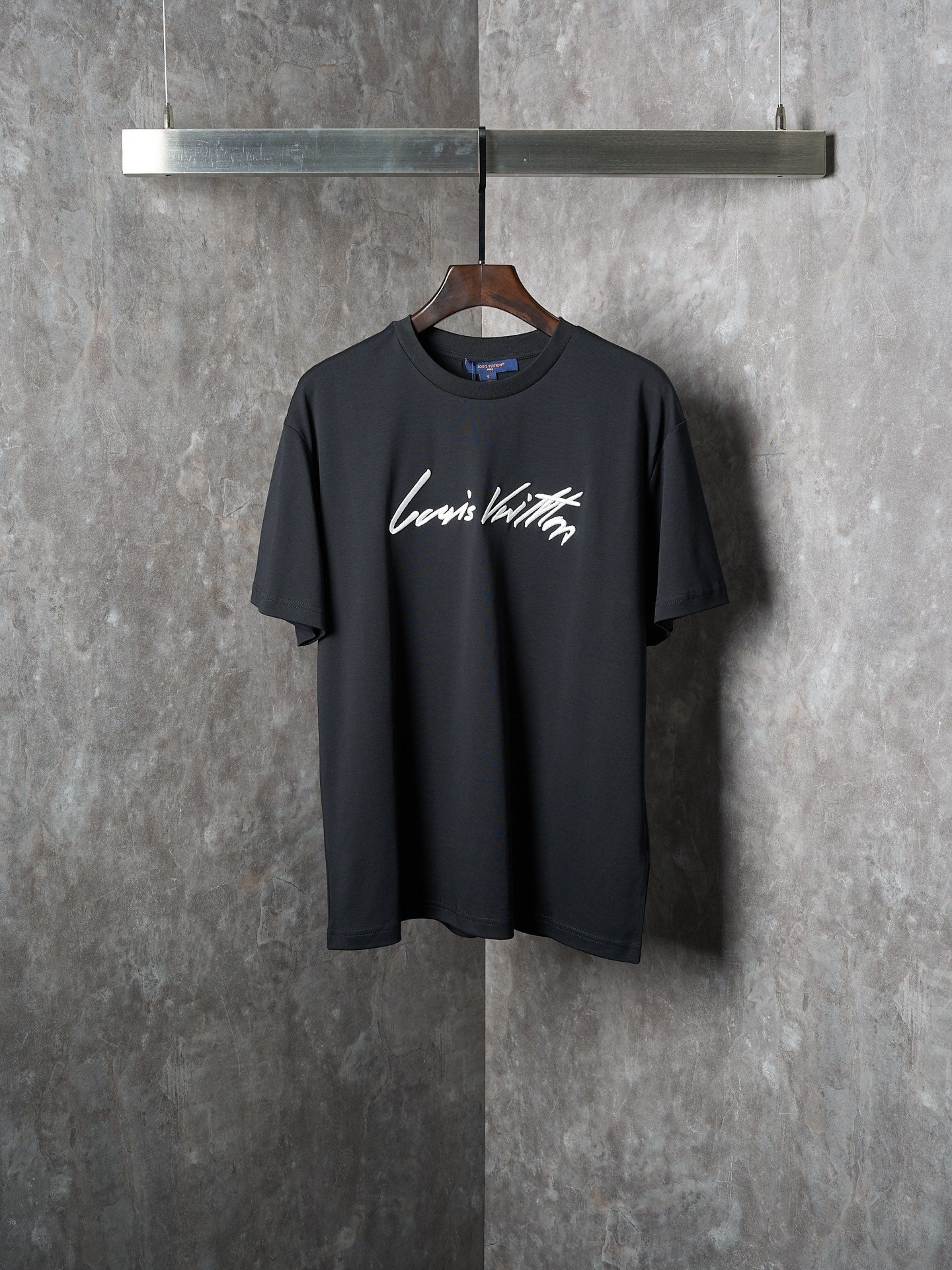 LV Handwritten Embroidered T-Shirt