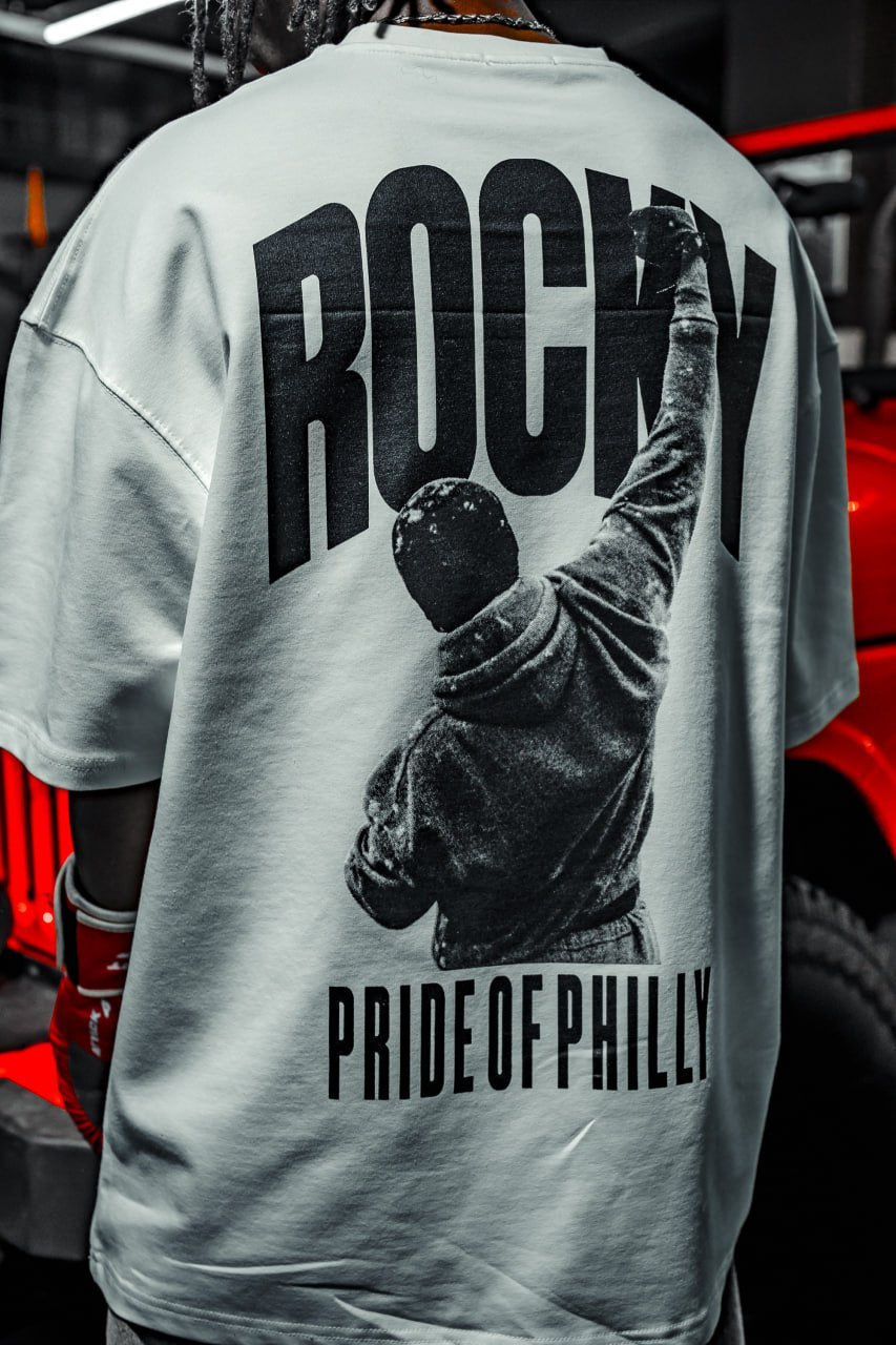 Champion's Spirit Men's Graphic Tee – Oversized Boxing-Inspired Streetwear