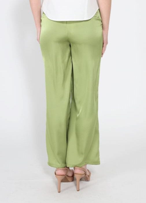 Satin Wide Leg Dress Pants