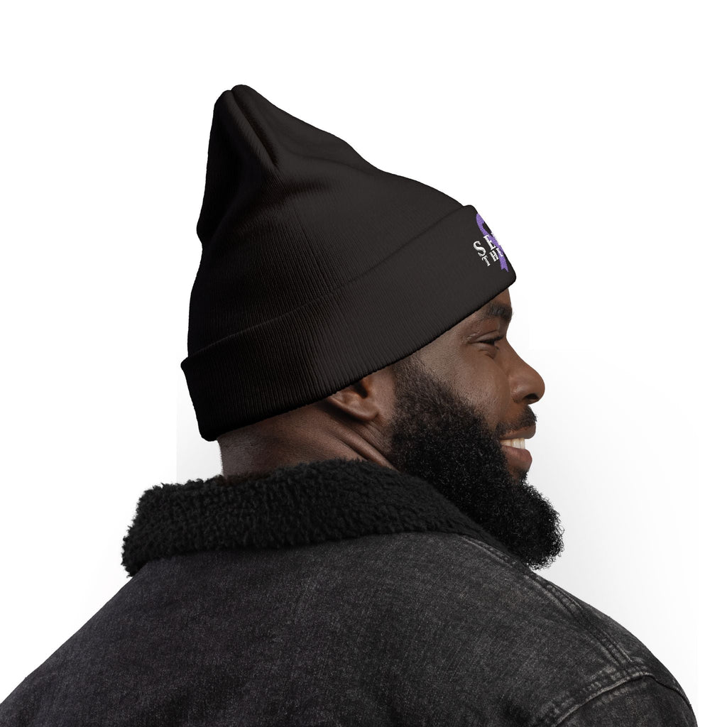 Seize the Day Embroidered Knit Beanie