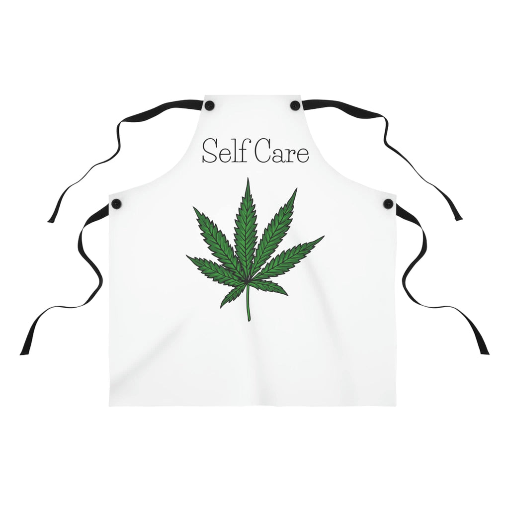 Self Care Pot Leaf Chef's Kitchen Apron