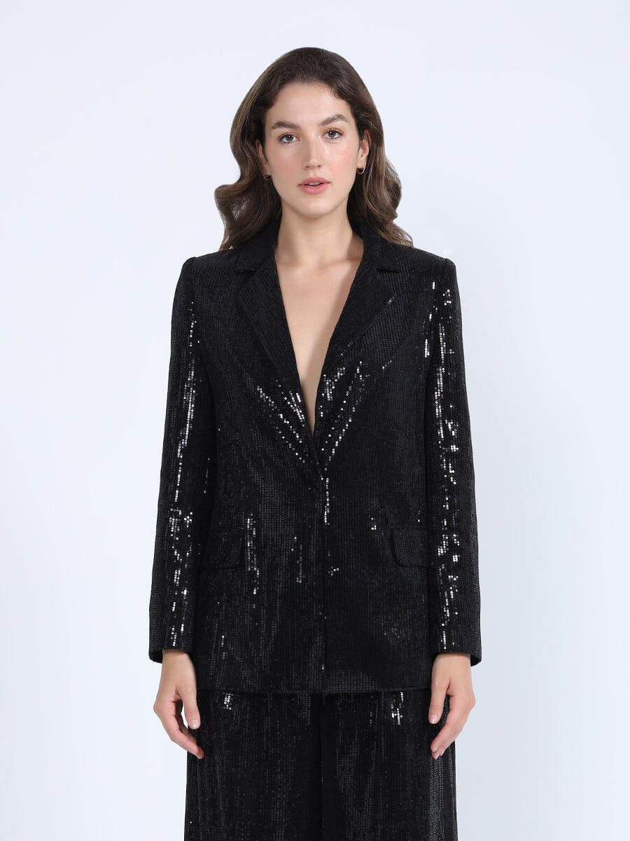 Sequin Embellished Blazer