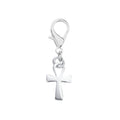 Silver Decorative Cross Religious Hanging Charms