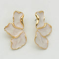 Single Flower Stud Earrings