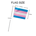 Transgender Pride Enamel Pin – Heart Shaped Hard Enamel Lapel Pin with Rubber Back