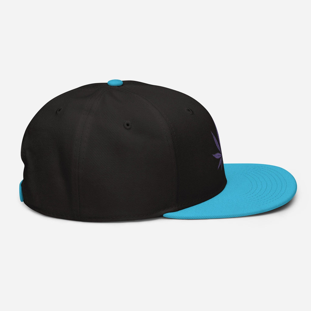 Purple Haze Marijuana Snapback Hat